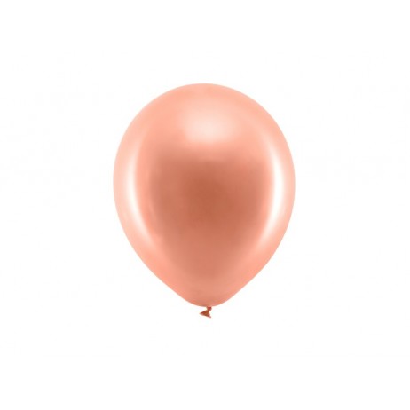 10 stk Perle rose guld balloner - str 9"