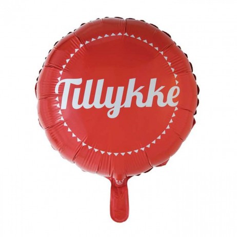 Tillykke folieballon 18"