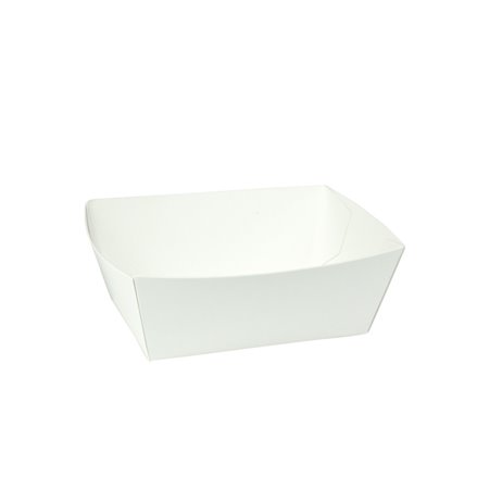 50 stk. Pommes frites bakke 90x55x40mm -  200 ml