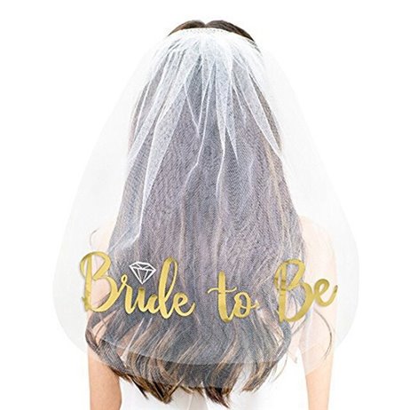 Brudeslør - Bride to Be - Guld