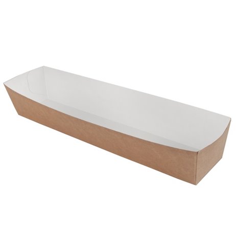 100 stk. Hot Dog bakke 27x6,5x4 cm -  700 ml