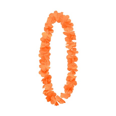 Hawaii halskæde neon orange 100 cm