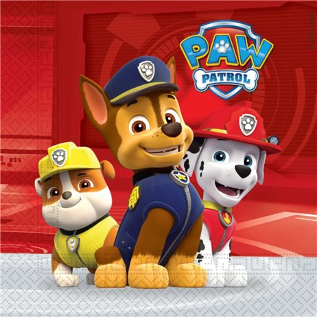 20 stk. Paw Patrol® servietter