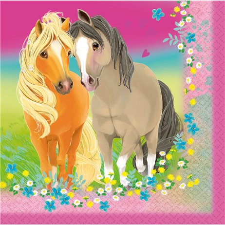 20 stk. Pony servietter 