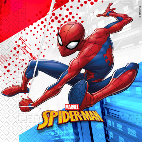 20 stk. Marvel Spiderman® servietter