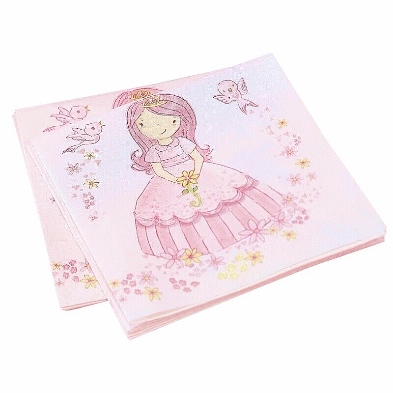 20 stk. Pink Princess servietter 