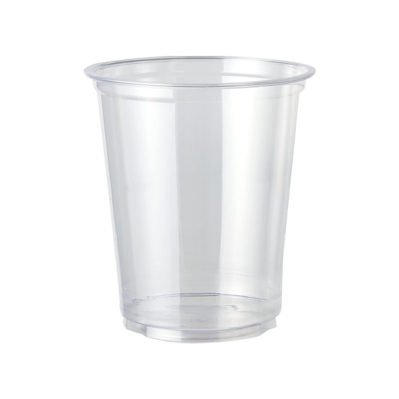 50 stk Plastikglas 300 ml blød plast - Genbrugelige 9,5 cm diameter