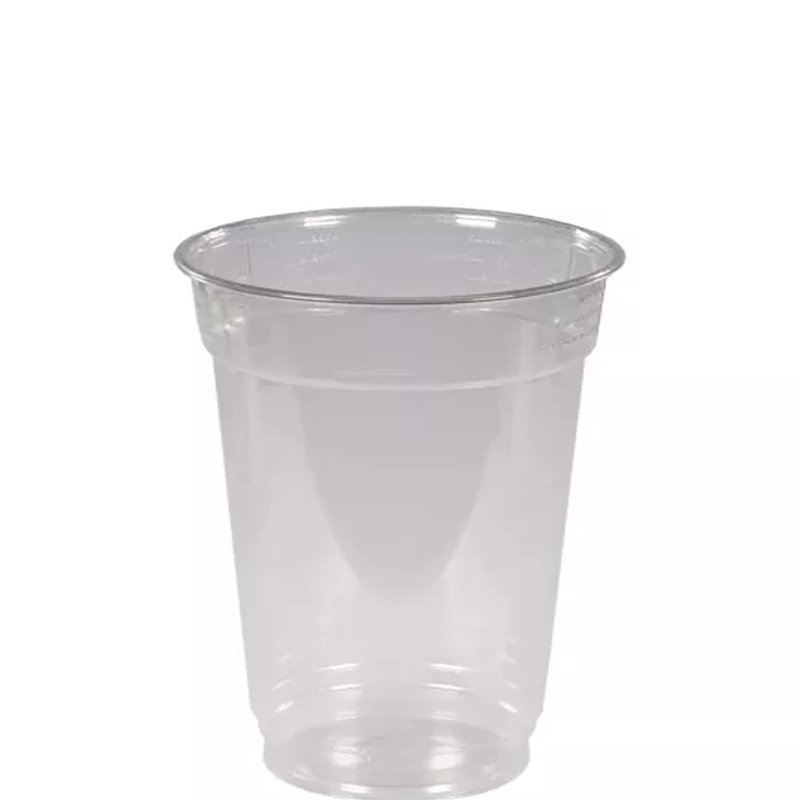 50 stk Plastikglas 300 ml blød plast - Genbrugelige 9,5 cm diameter