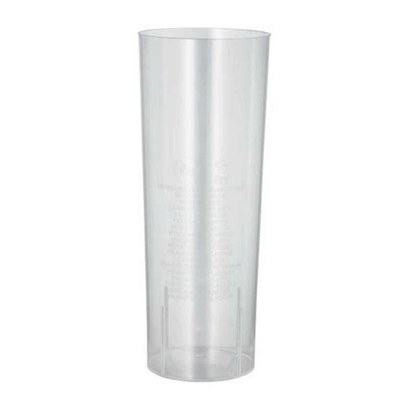 10 stk Longdrink luksus plastglas 30cl