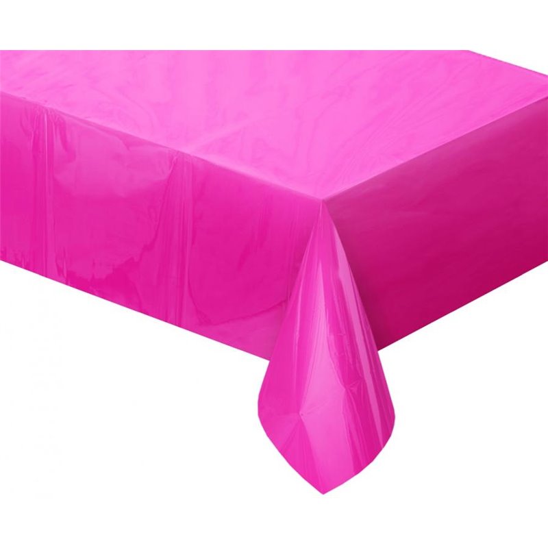 1 stk. Plastikduge Metallic Fuchsia 137 x 183 cm