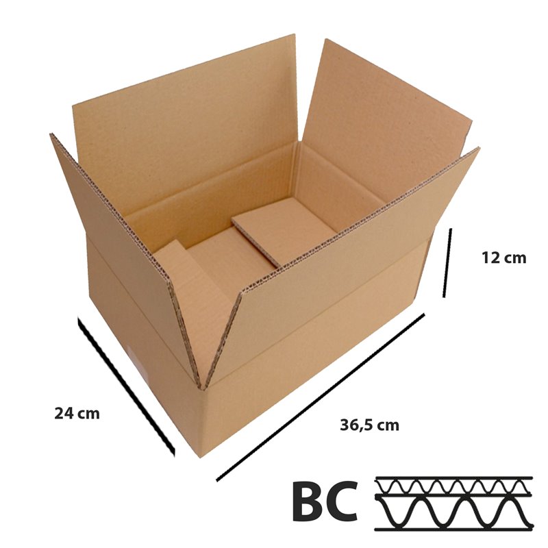 1 stk Robust 5lags Papkasse - 365x240x120 mm - FSC-certificeret & Miljøvenlig