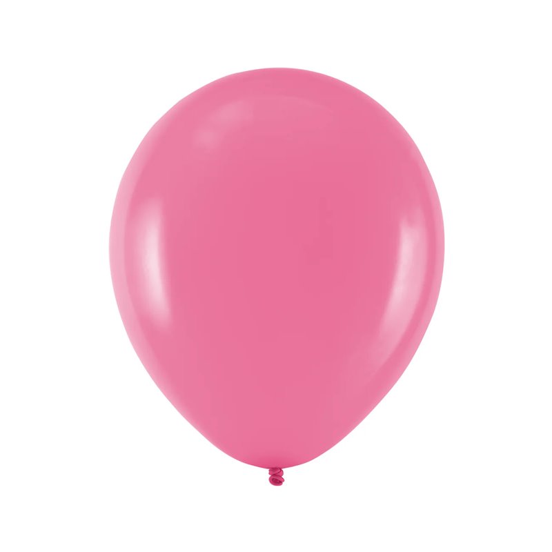 10 stk Standard fuchsia balloner - Størrelse 10" ca 27 cm