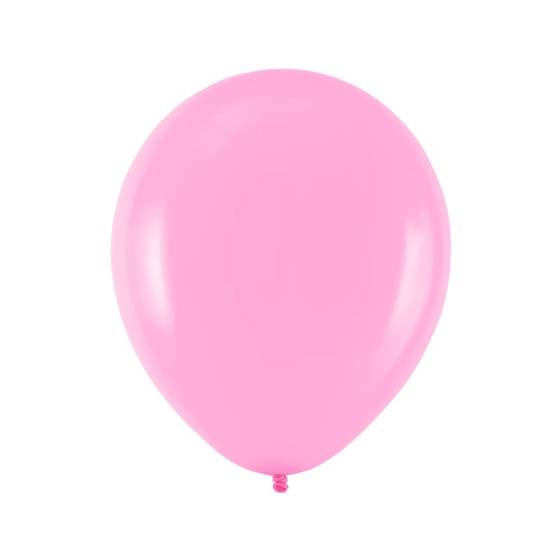 10 stk Standard pink balloner - Størrelse 10" ca 27 cm