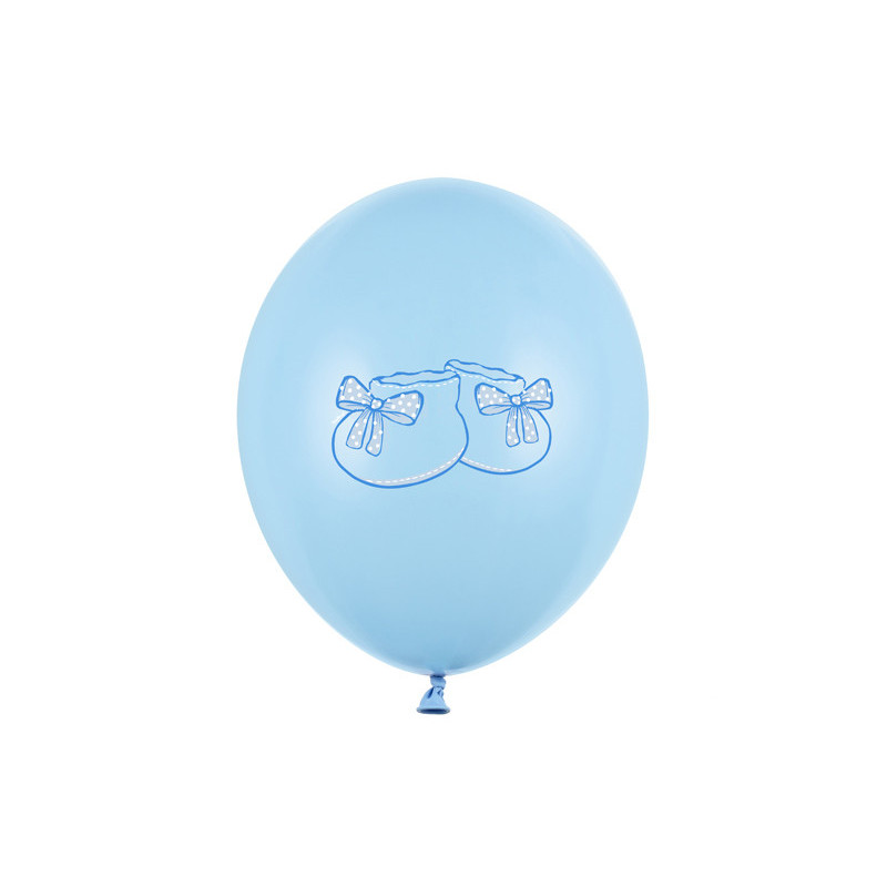 50 stk. Balloons 30cm, Bootee, Pastel Baby Blue (1 pkt / 50 pc.)"