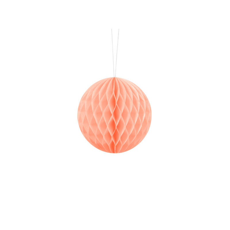 Honeycomb Ball, light peach, 10cm