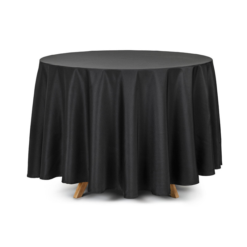 Tablecloth, black, 230cm