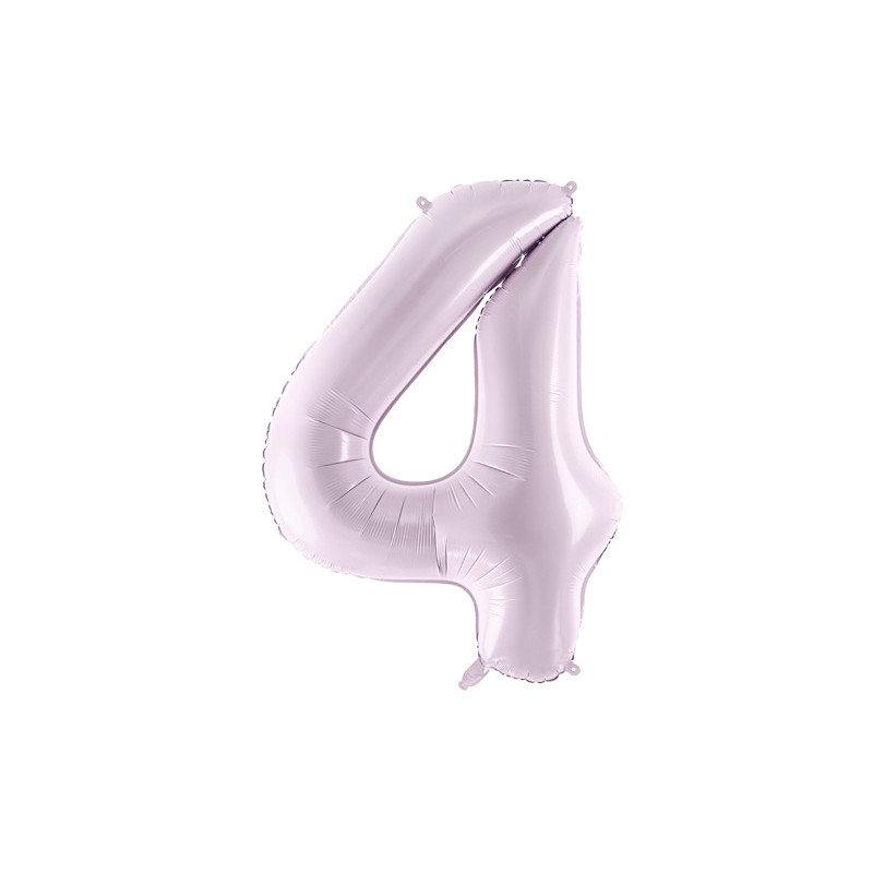 Foil Balloon Number ''4'', 72cm, purple