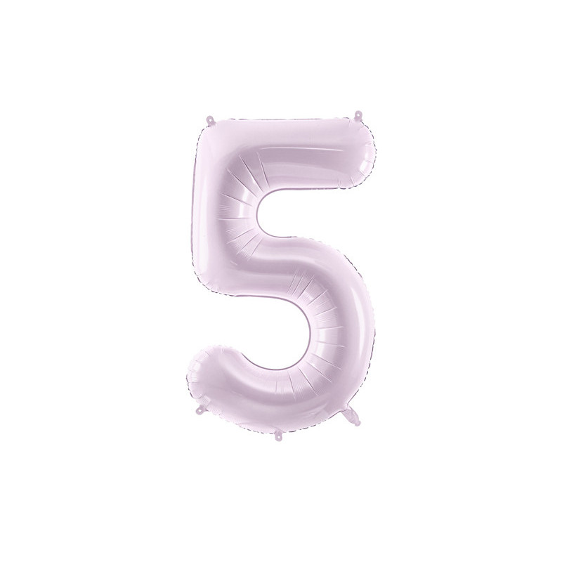 Foil Balloon Number ''5'', 72cm, purple