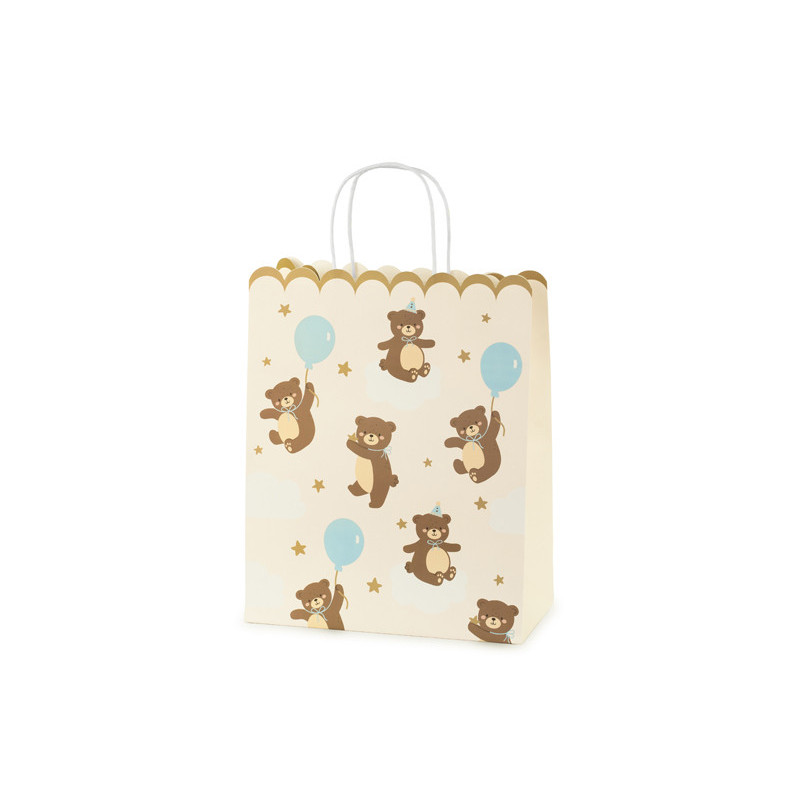 Gift bag Teddy bears, mix, 26x32.5x13 cm