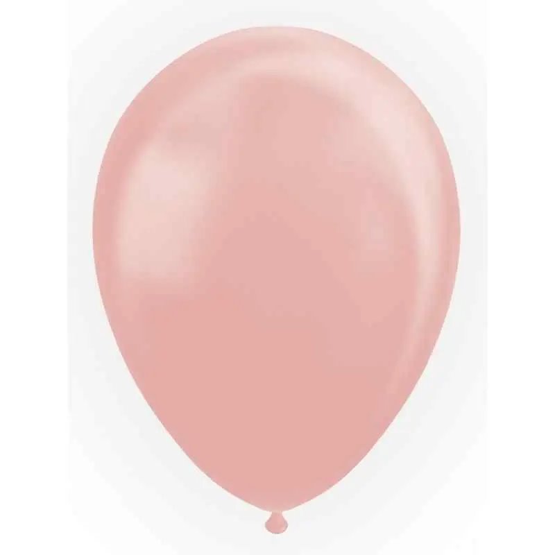 25 stk Perle rosa guld balloner - str 12"