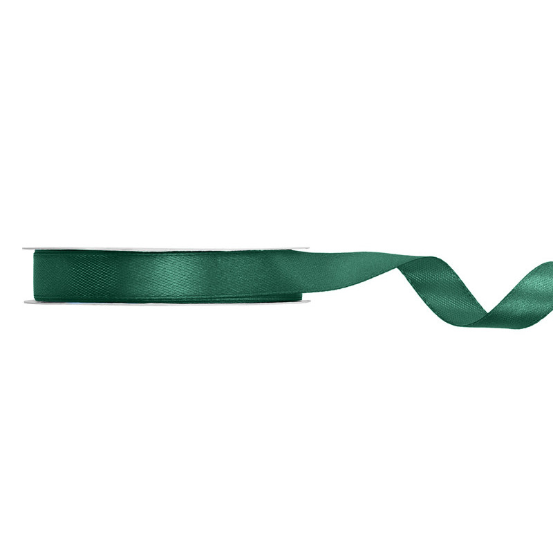 Satin Ribbon, bottle green, 12mm/25m (1 pc. / 25 lm)