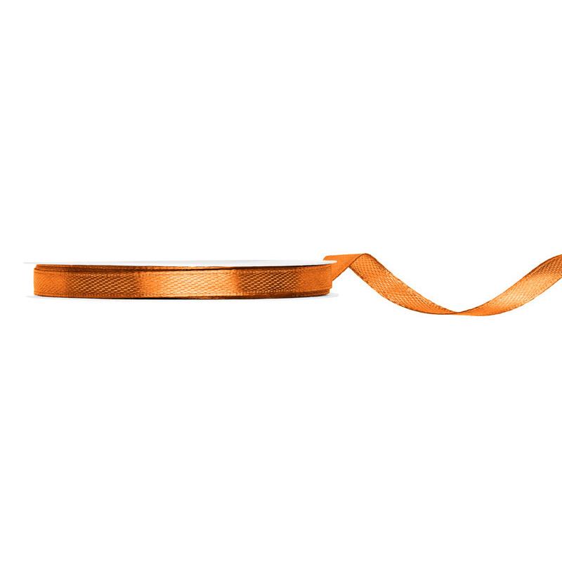 Satin Ribbon, rusty, 6mm/25m