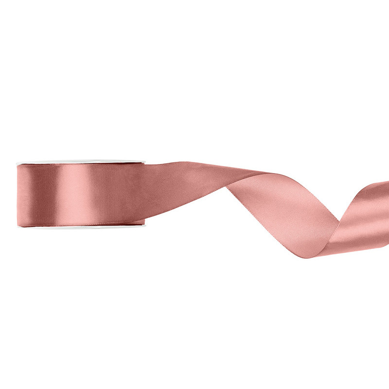 Satin Ribbon, dusty rose, 25mm/25m