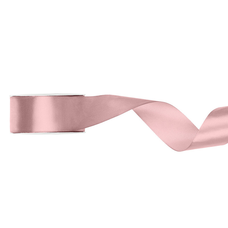 Satin Ribbon, light dusty rose, 25mm/25m