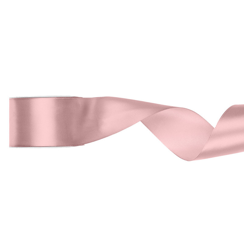 Satin Ribbon, light dusty rose, 50mm/25m