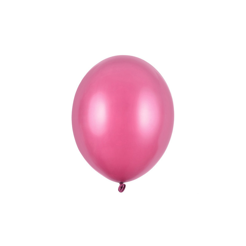 100 stk Metallic fuchsia balloner - str 10"