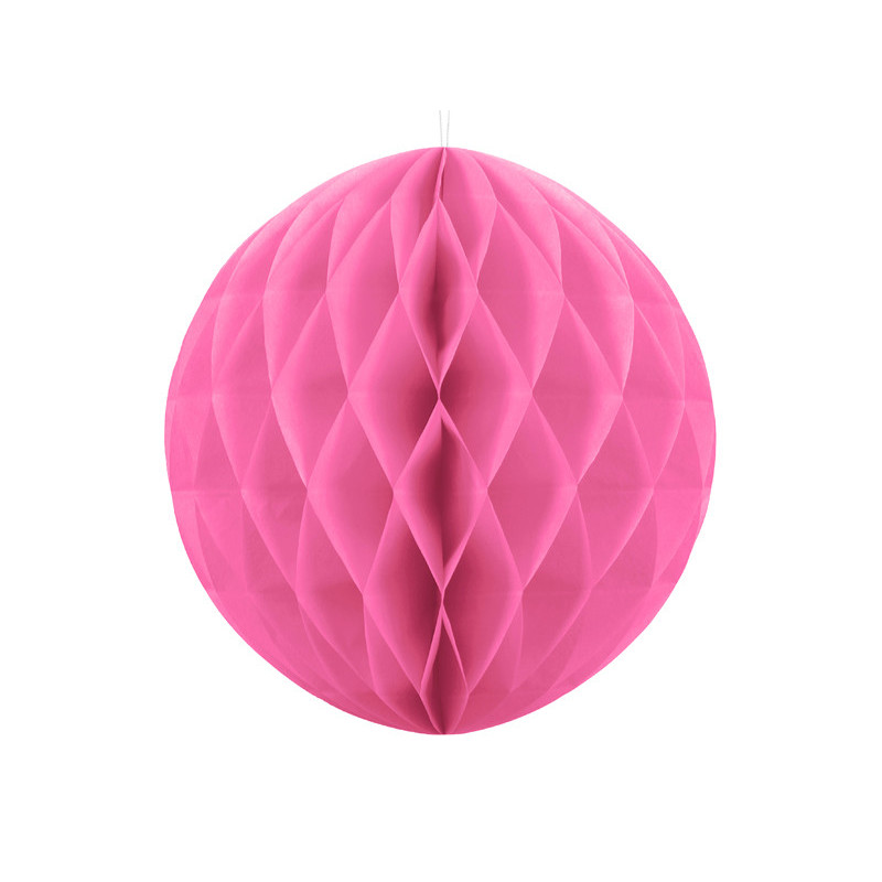 Pink honeycomb 40 cm - papir bikube