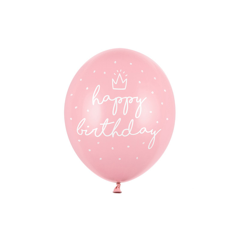 50 stk. Strong Balloons 30cm, happy..., P. B. Pink (1 pkt / 50 pc.)"