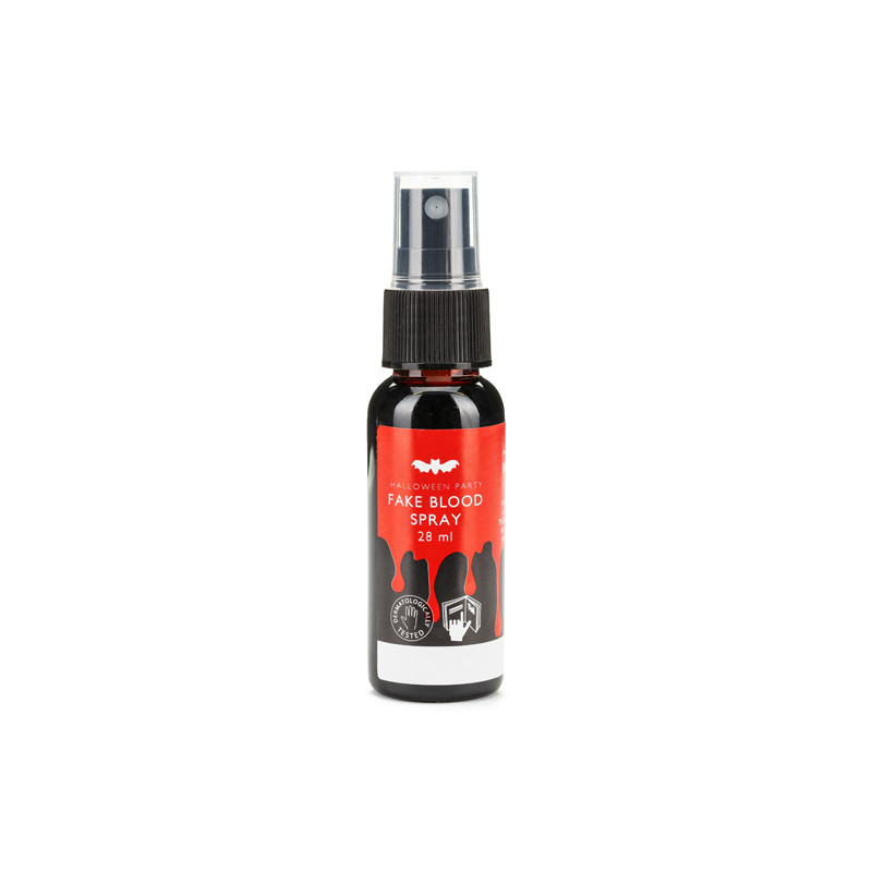 1 stk. Fake blood spray, 30 ml - perfekt til Halloween looks med praktisk dispenserflaske