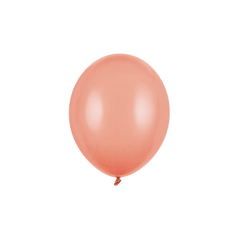 100 stk. Strong Balloons pastel peach balloner 27 cm i diameter