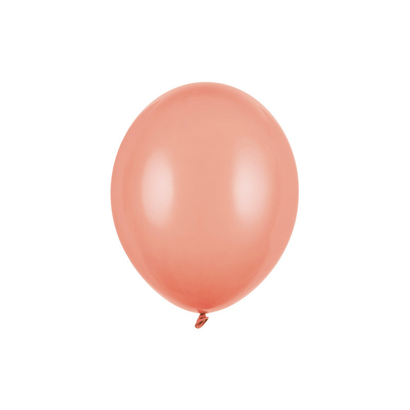 1 stk. Strong Balloons pastel peach balloner, diameter 30 cm, 100 stk. pr. pakke