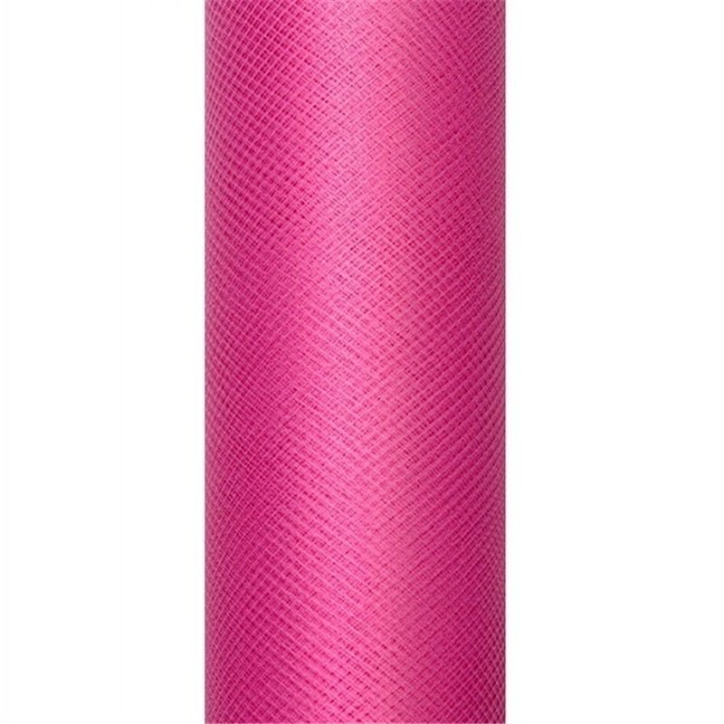 Tyl Mørke pink - 8 cm x 20 meter