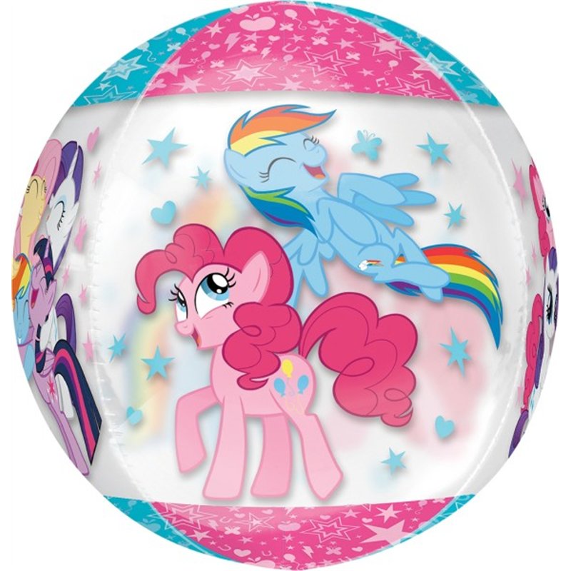 Folieballon bold 4D - My Little Pony 16" - Kuglefolieballon, 40 x 38 cm