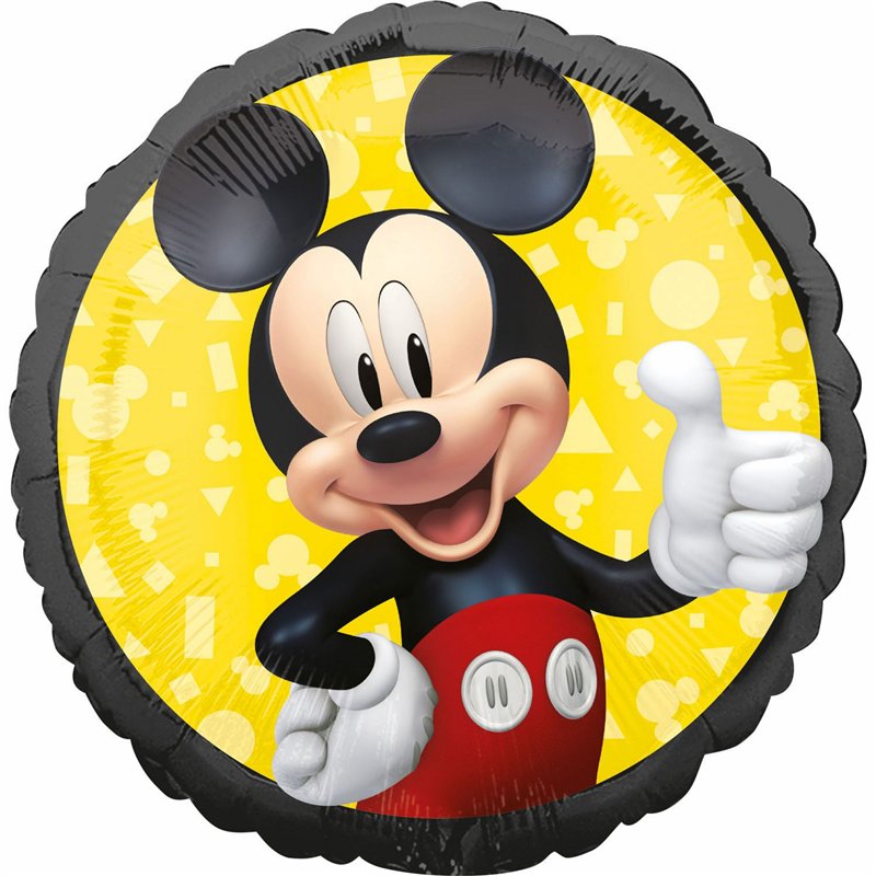 1 stk. Mickey mouse Disney® Folienballon 18"  til helium eller luft