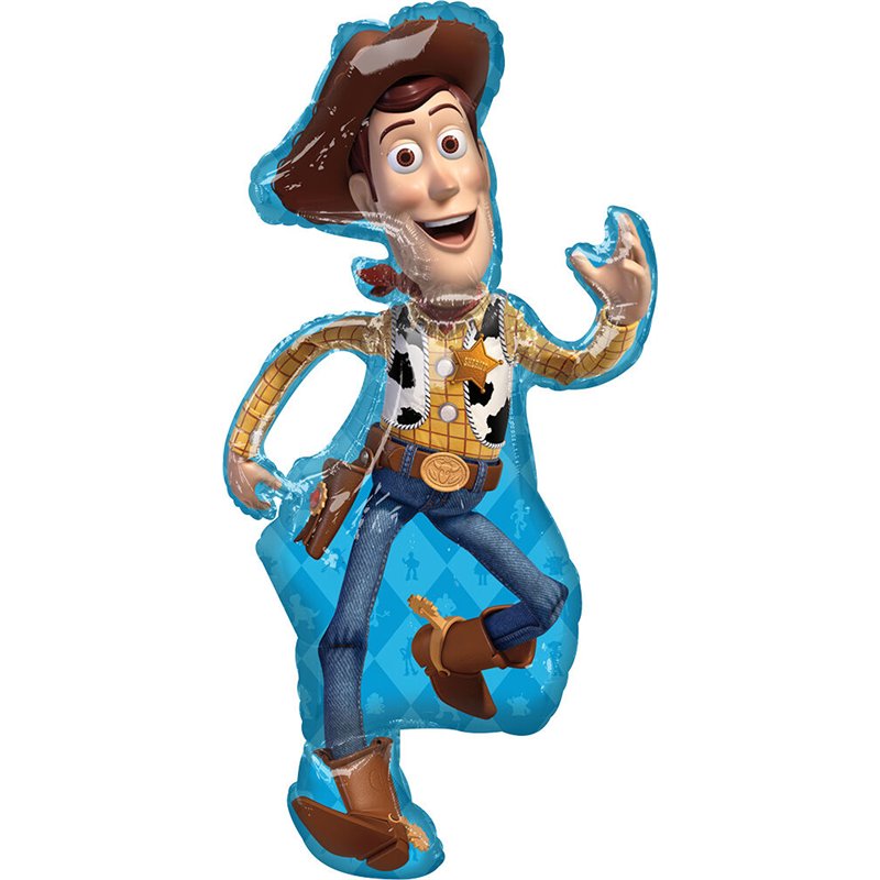 1 stk. Toy Story 4 Woody Folienballon 44" til helium eller luft