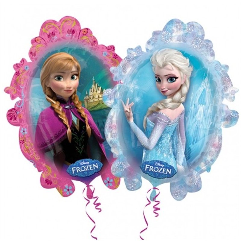 1 stk. Frost Elsa & Anna Disney® Folienballon 31" til helium eller luft