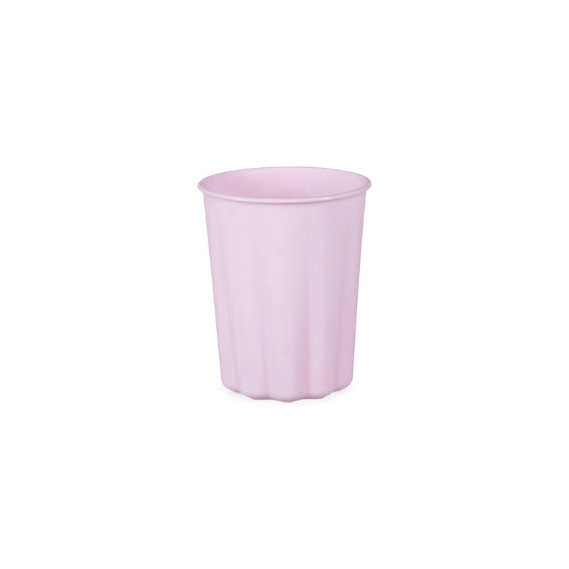 Plastic cups Frill, 220 ml, violet (1 pkt / 4 pc.)