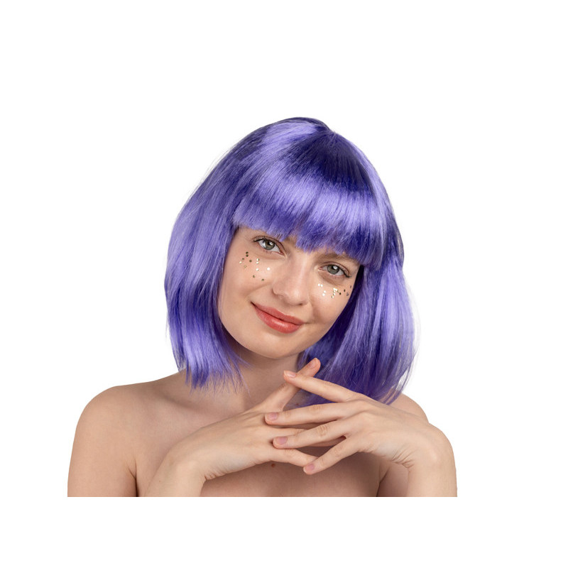 Cleopatra wig, purple