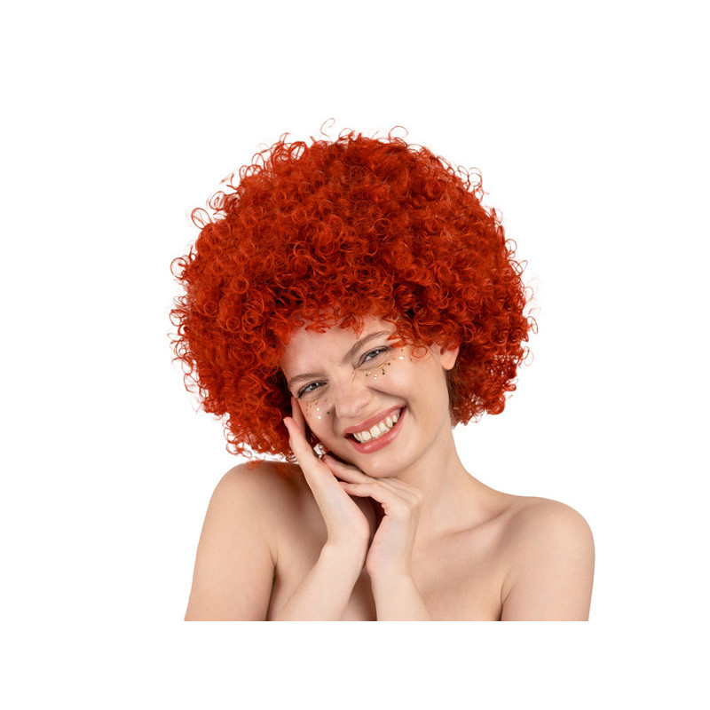 Afro wig, ginger