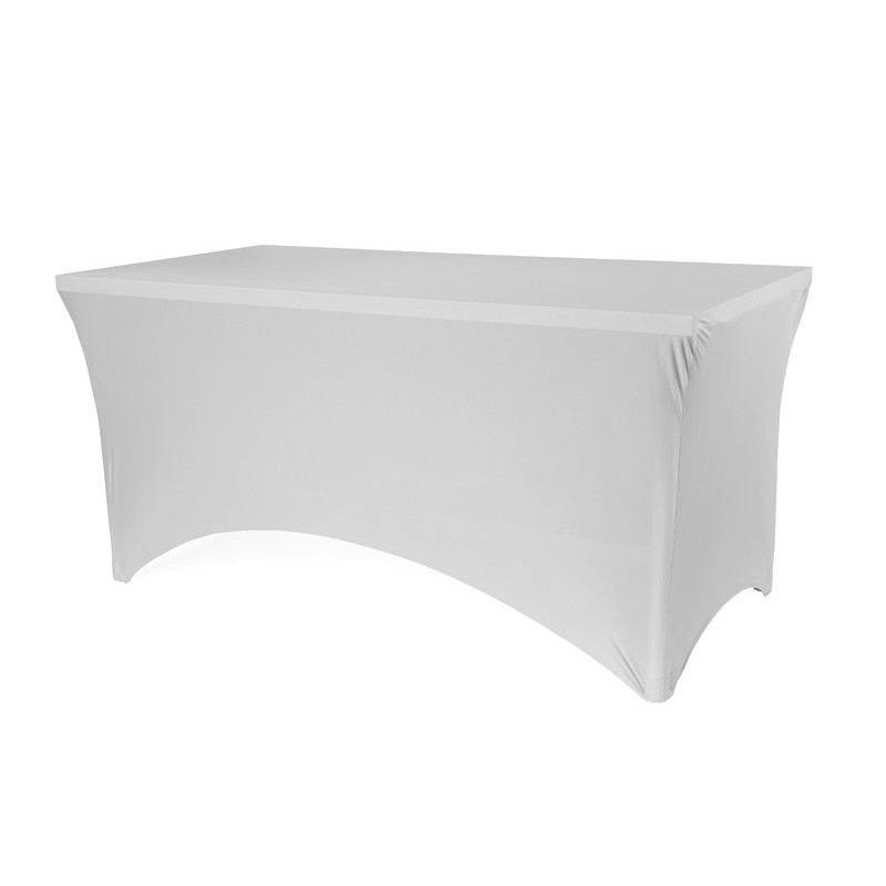 Banquet table cover, 183x76x74 cm, white