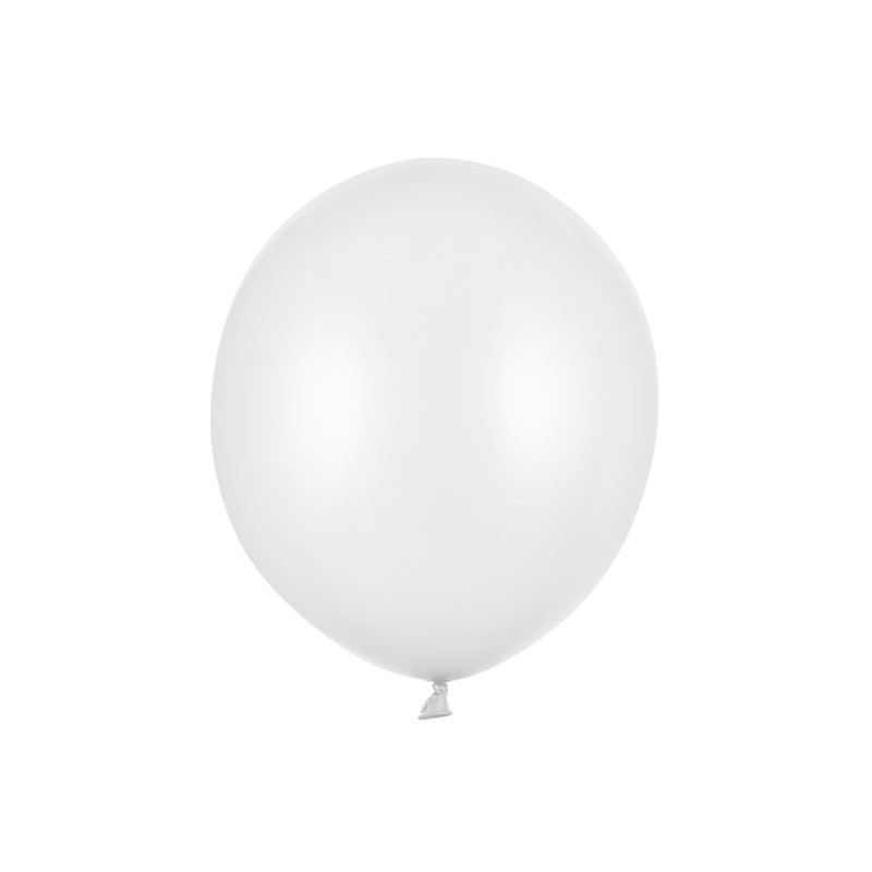 Strong Balloons 43cm, Metallic Pure White (1 pkt / 25 pc.)