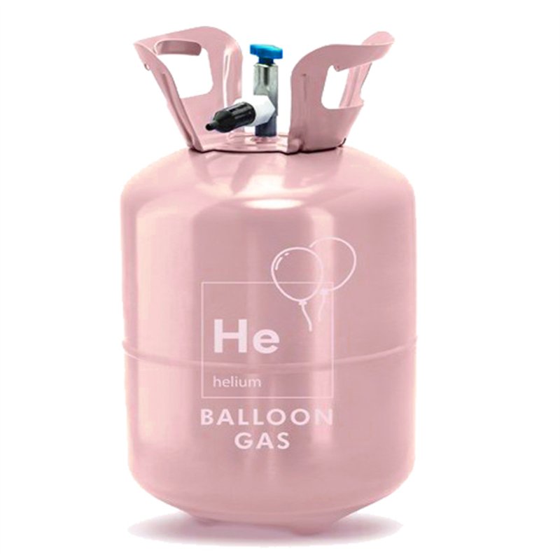 1 stk. Pink Heliumtank til 50 stk. Balloner, Kapacitet 0.36 m3 ( 360 liter)