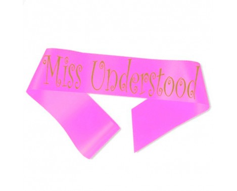 Miss Understood Ordensbånd Neon Pink