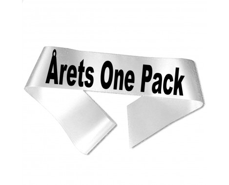 Årets One Pack - Sort tryk - Ordensbånd