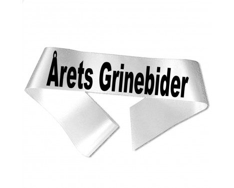 Årets Grinebider - Sort tryk - Ordensbånd