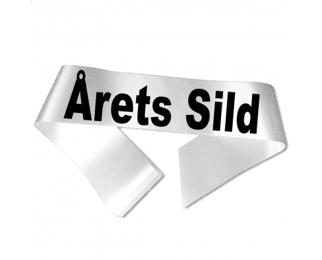 Årets Sild - Sort tryk - Ordensbånd